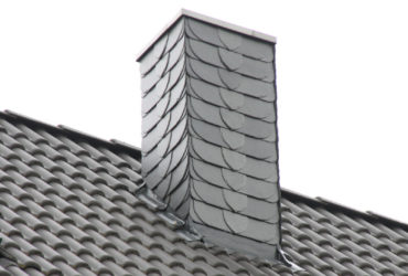 Kaminbekleidung mit Naturschiefer